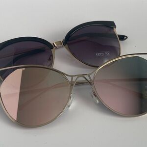 Torrid Stylish Women's Sunglasses Set - Black and Gold